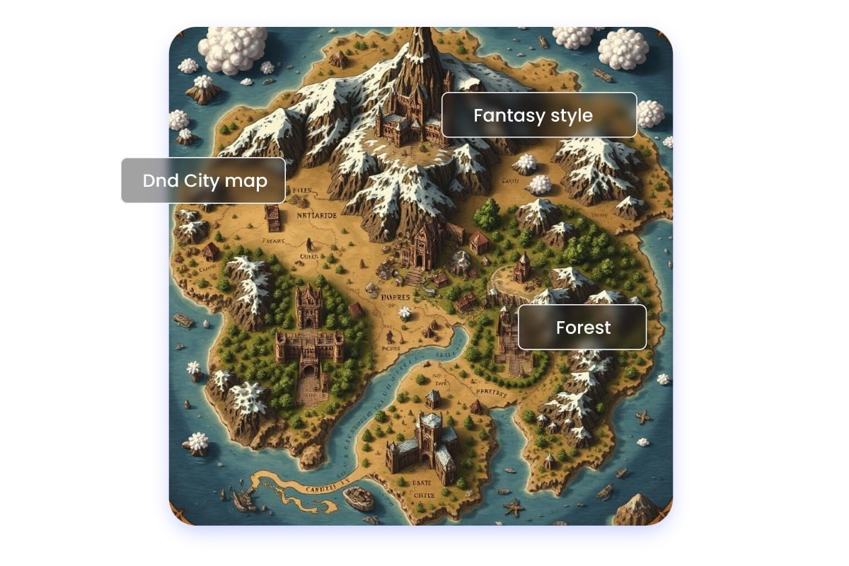 DnD Map Generator AI Online Free - Specify The Dnd Map Through Text create dnd map