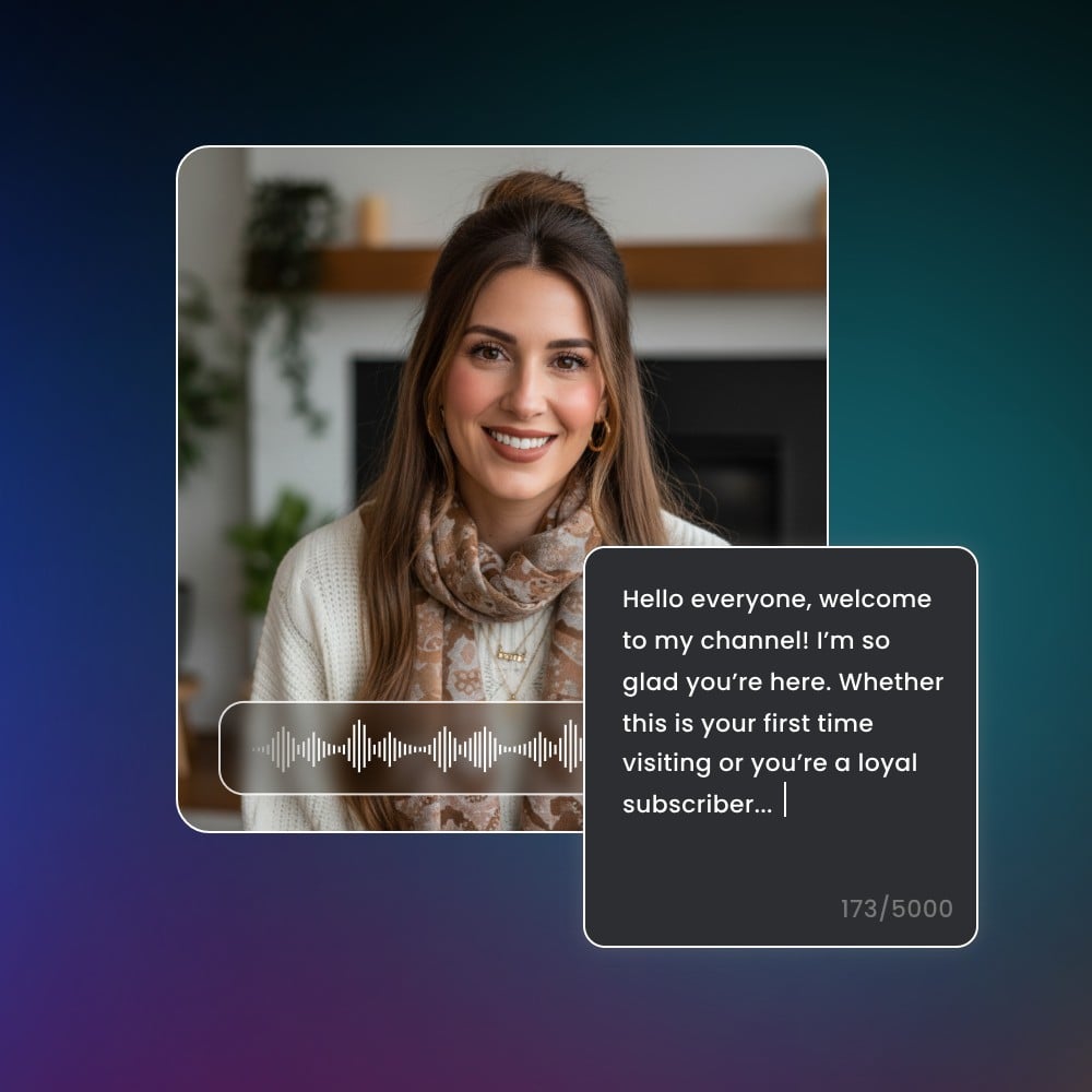 Stable long form narration for large text