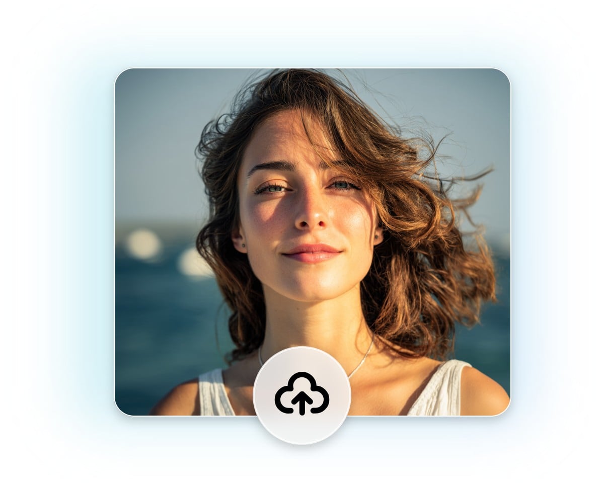 Step 1 upload a picture that you want to turn to painting