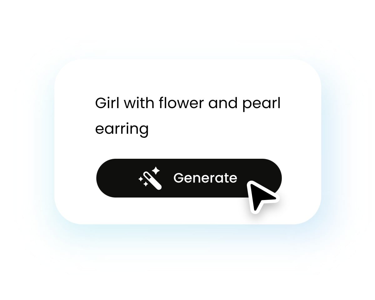 Schritt 1 KI-Generator öffenen und deine Beschreibung eintippen