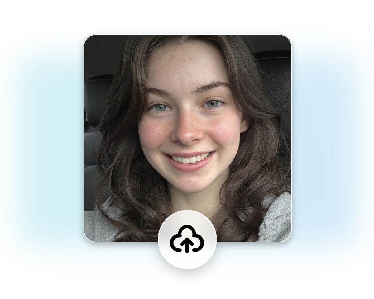 Step 1 upload your photo for braces filter