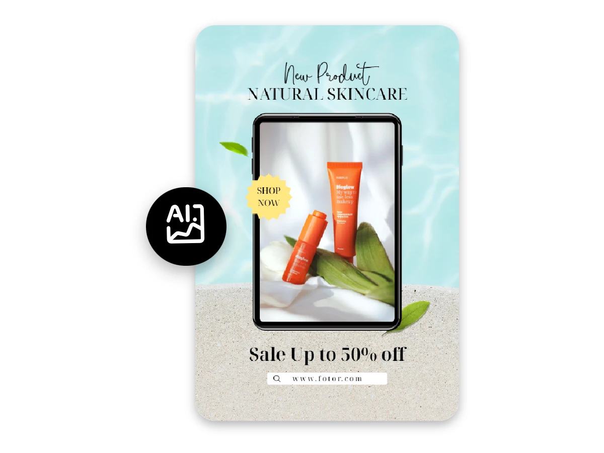 Step 2 AI automatical interpret your intent and generate a 300 DPI high resolution poster