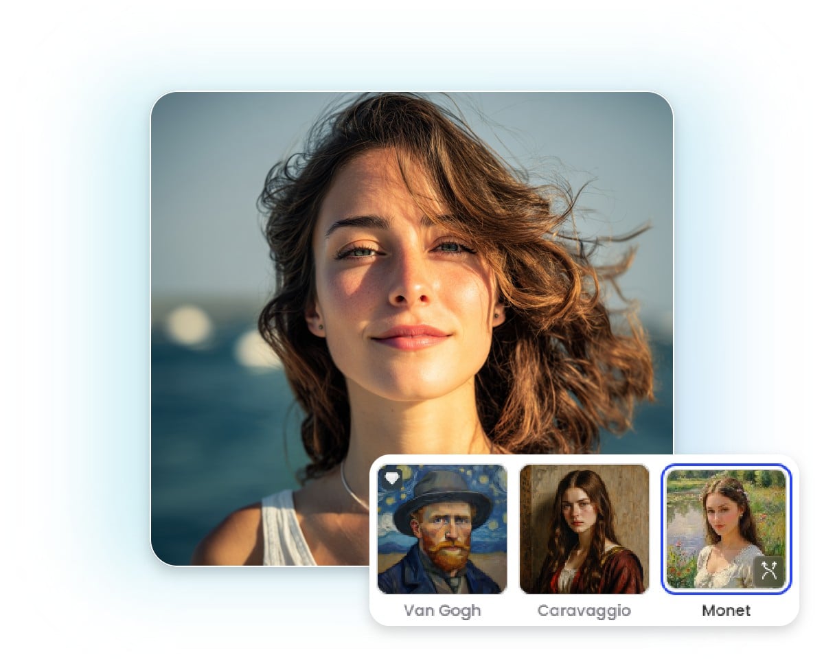 Step 2 select the painting filter for the photo
