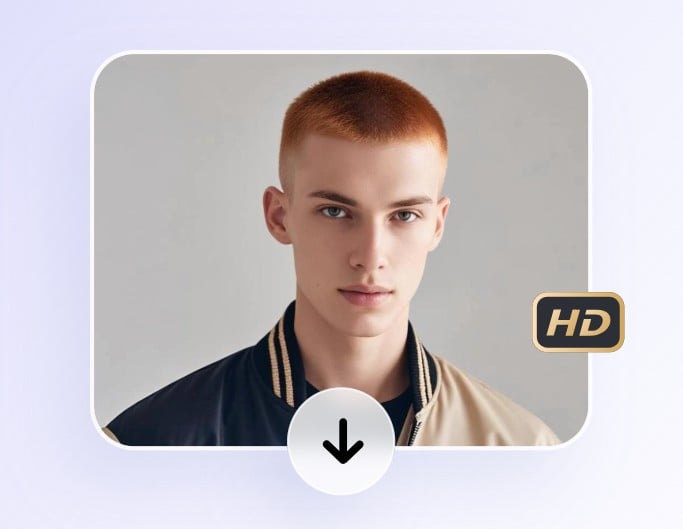 Step 3 download a buzz cut look without watermarks