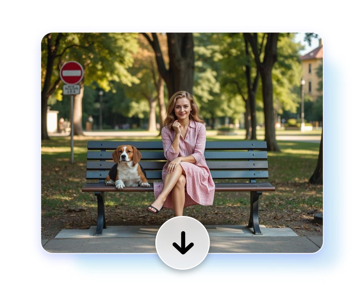 Step 4 download the AI filled image