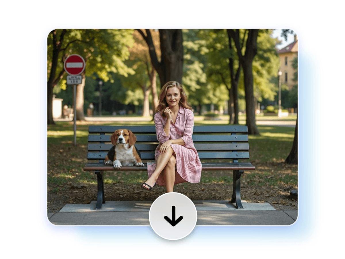 Step 4 download the AI filled image