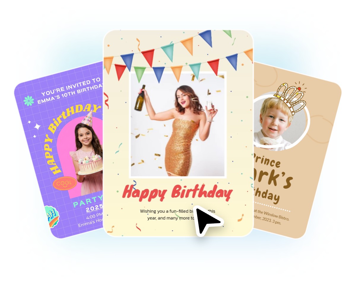 Step two generate multiple AI birthday cards in a snap