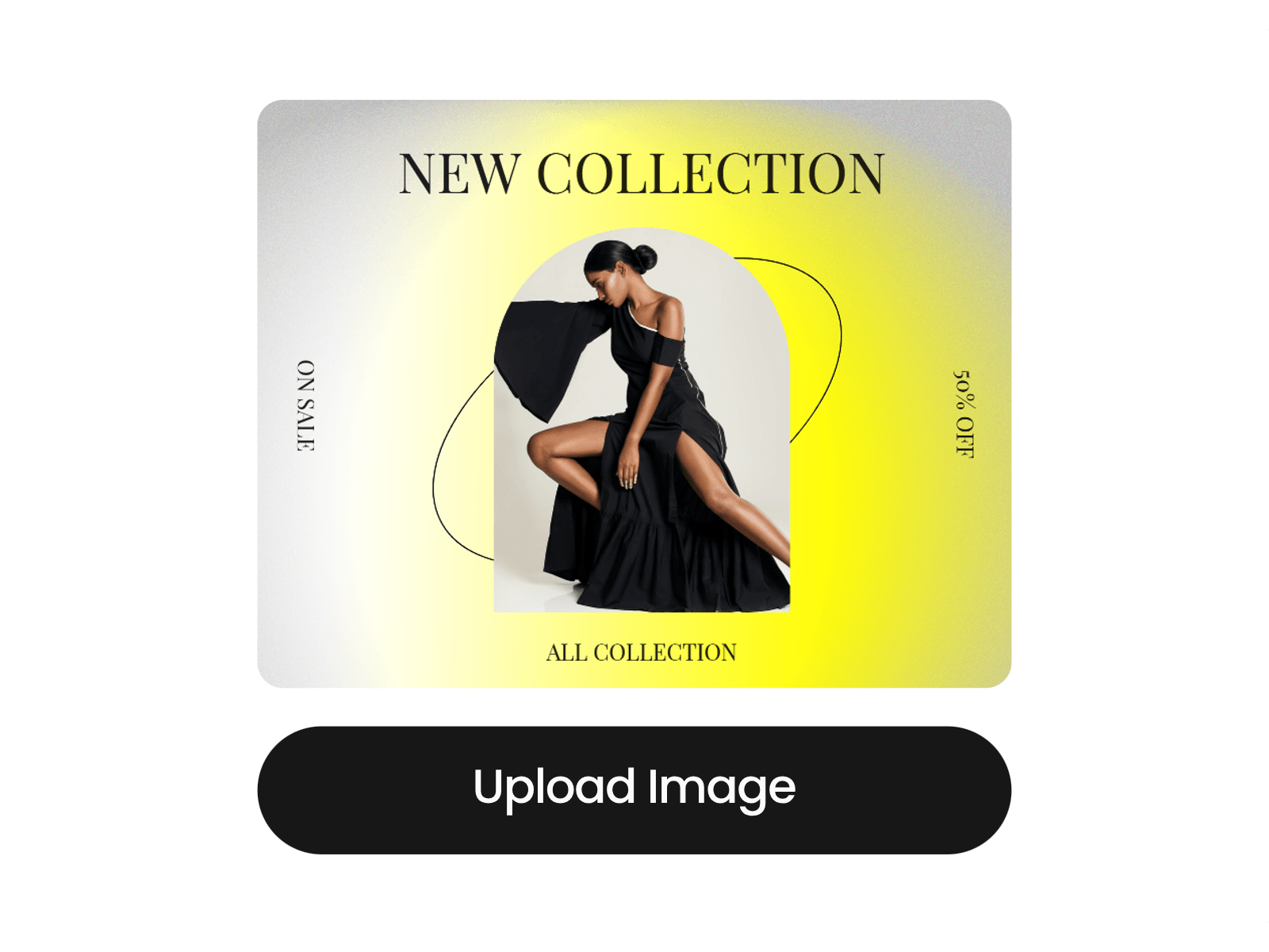 Step one to upload your image