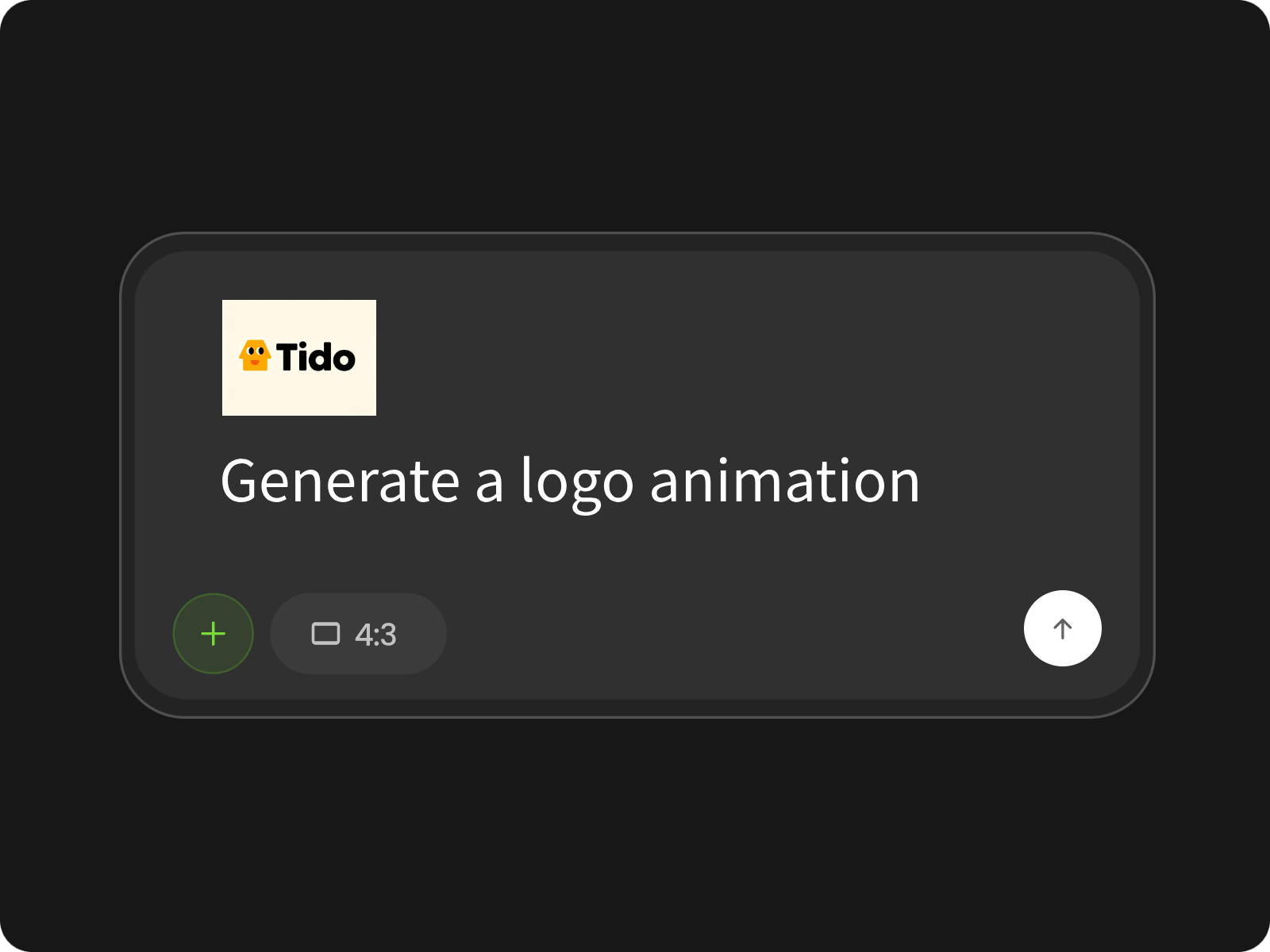Importer votre logo et saisir le prompt