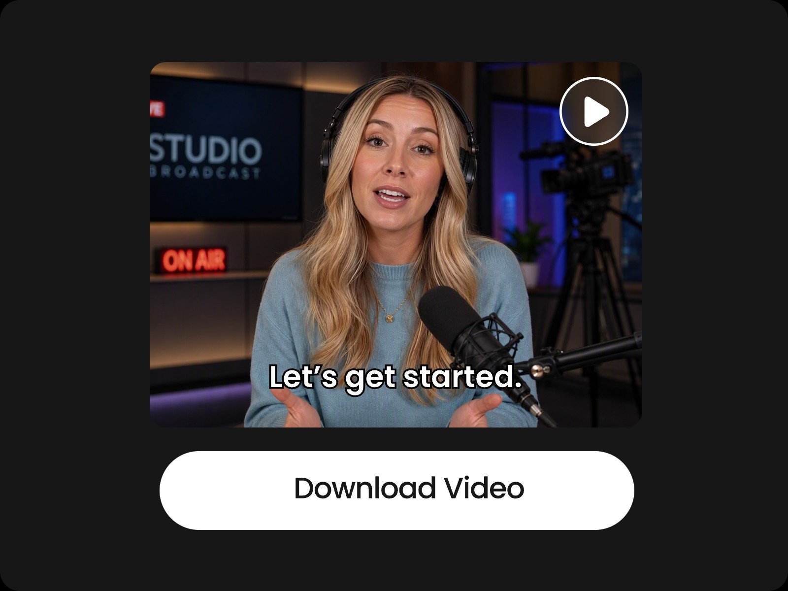 Step three download the generated highlight video