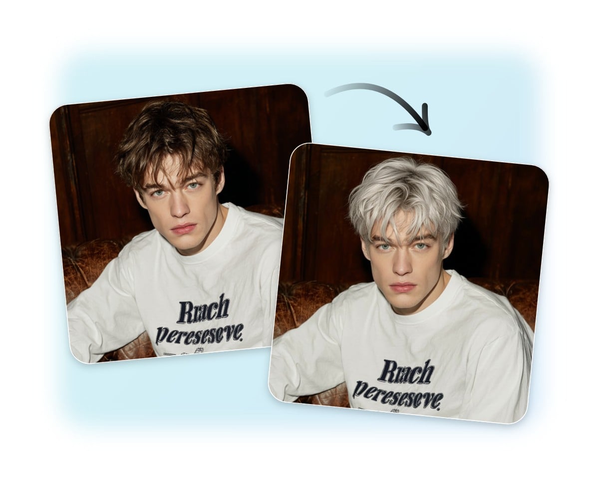 Step three to start your hair color changing process