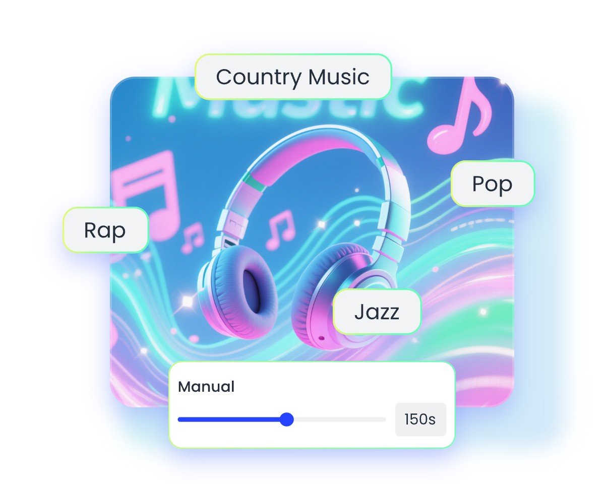 Step two adjust cumstom options like genre and duration