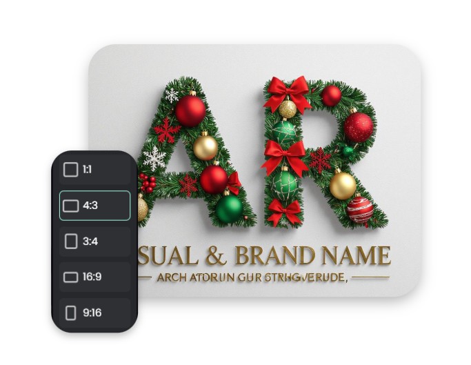 Step two adjust the ratio aspect