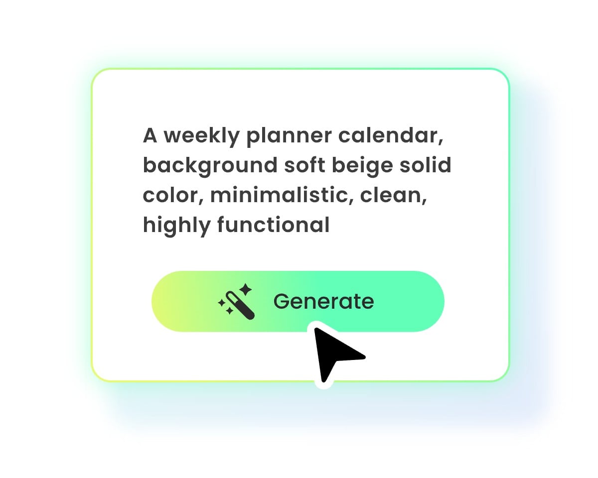 Étape 2 modifier le prompt prédéfini si nécessaire puis cliquez sur le bouton générer