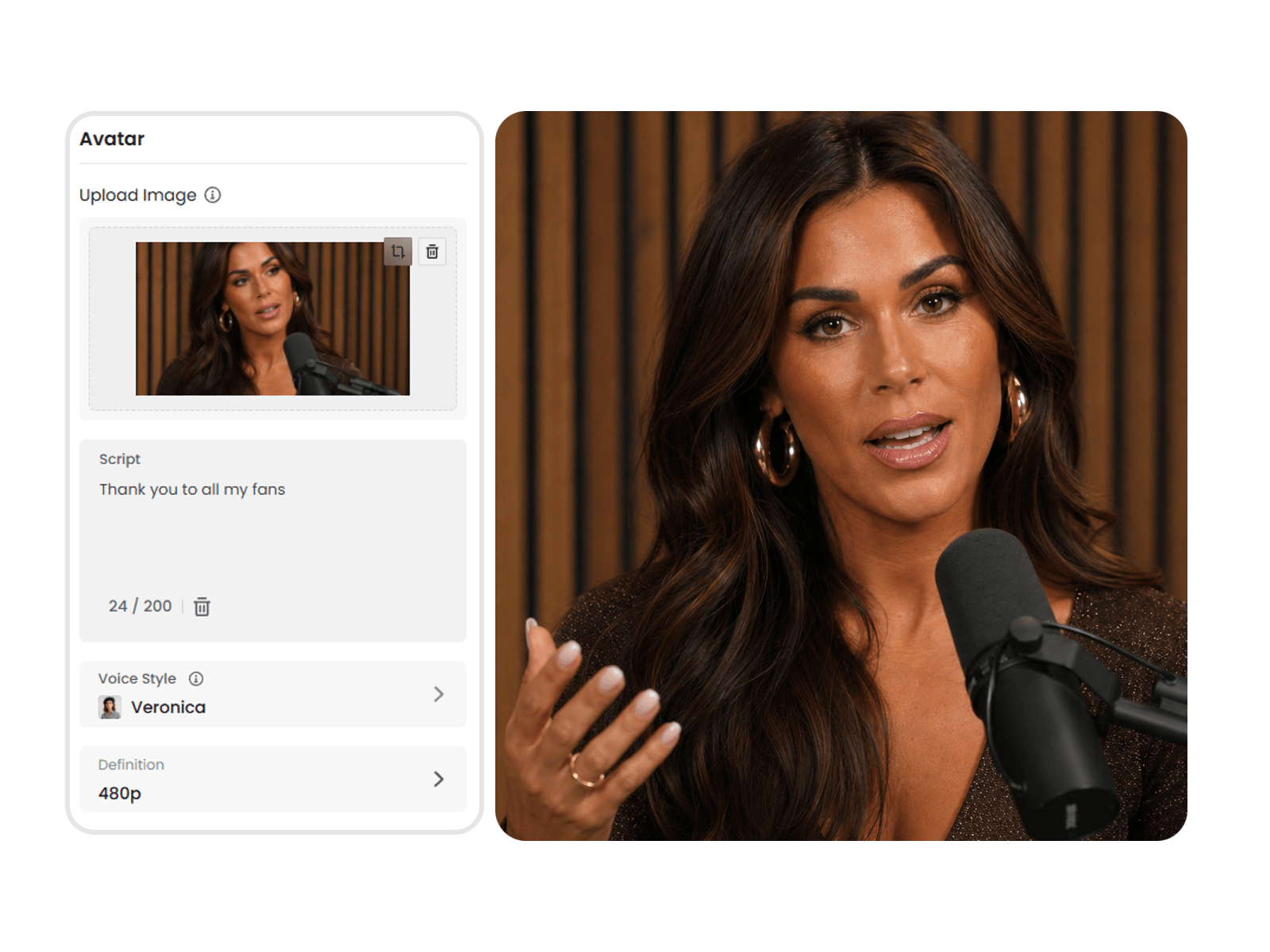 Step two to add voice and make it talk