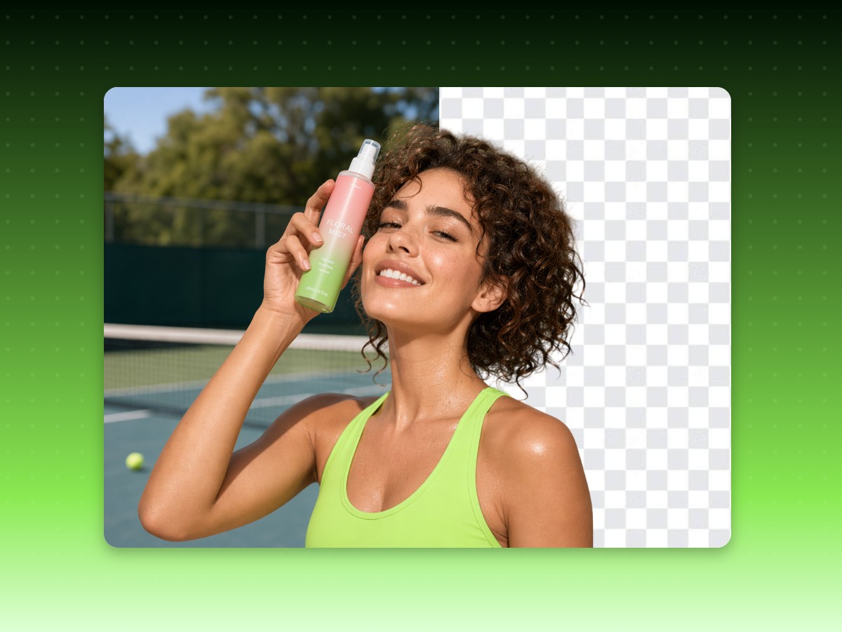 Step two to start convert this photo to transparent background