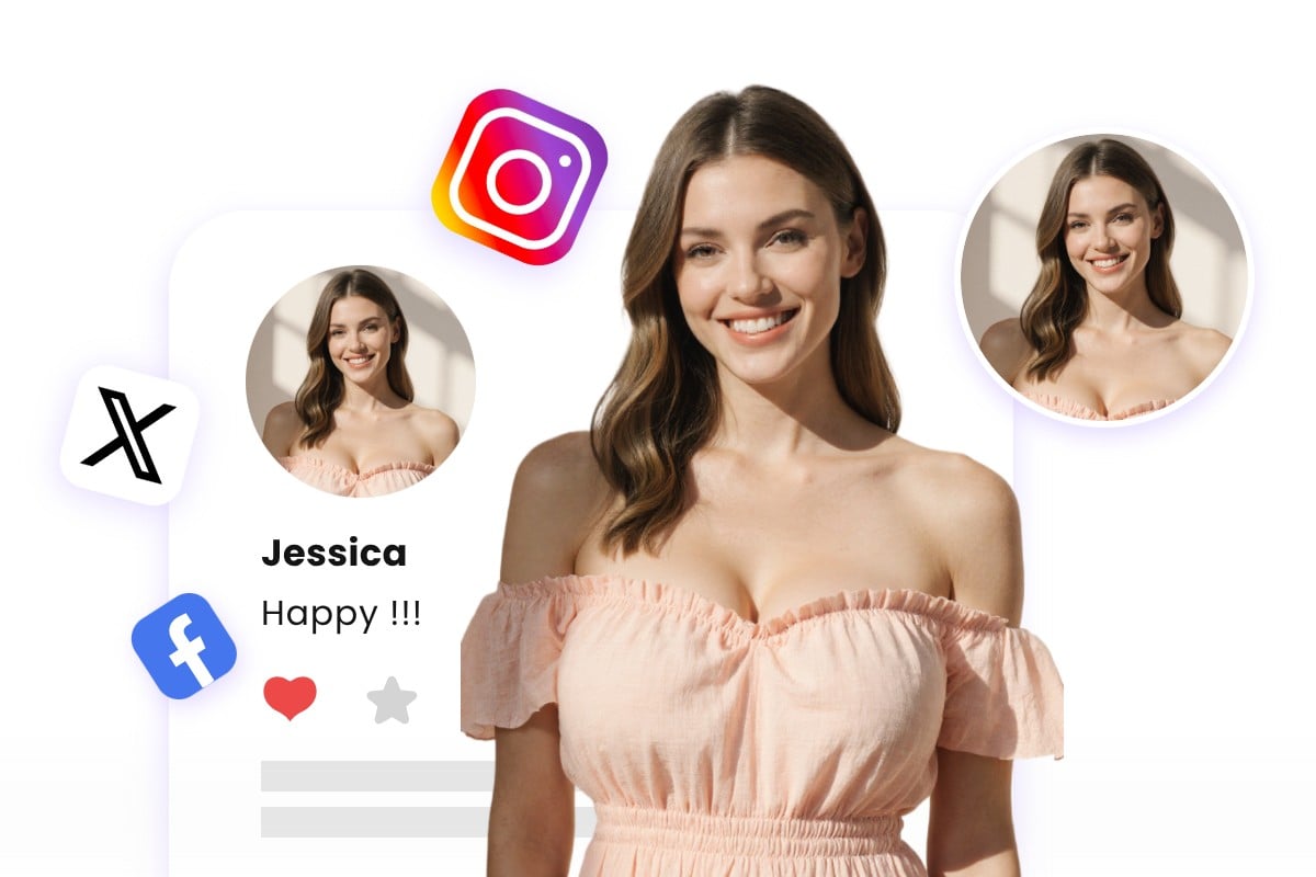 Stunning social media profile picture