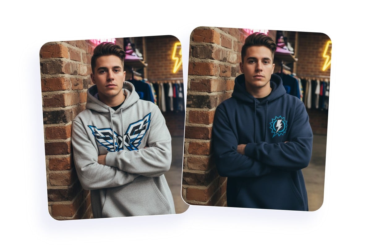 Verschiedene Hoodie-Stile ausprobieren