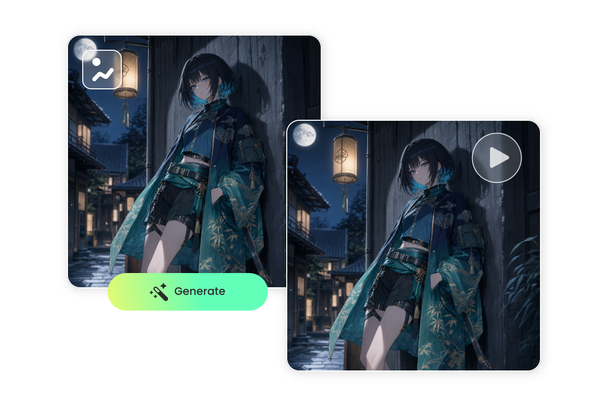 作成したキャラクターを動かして、さらなる臨場感を