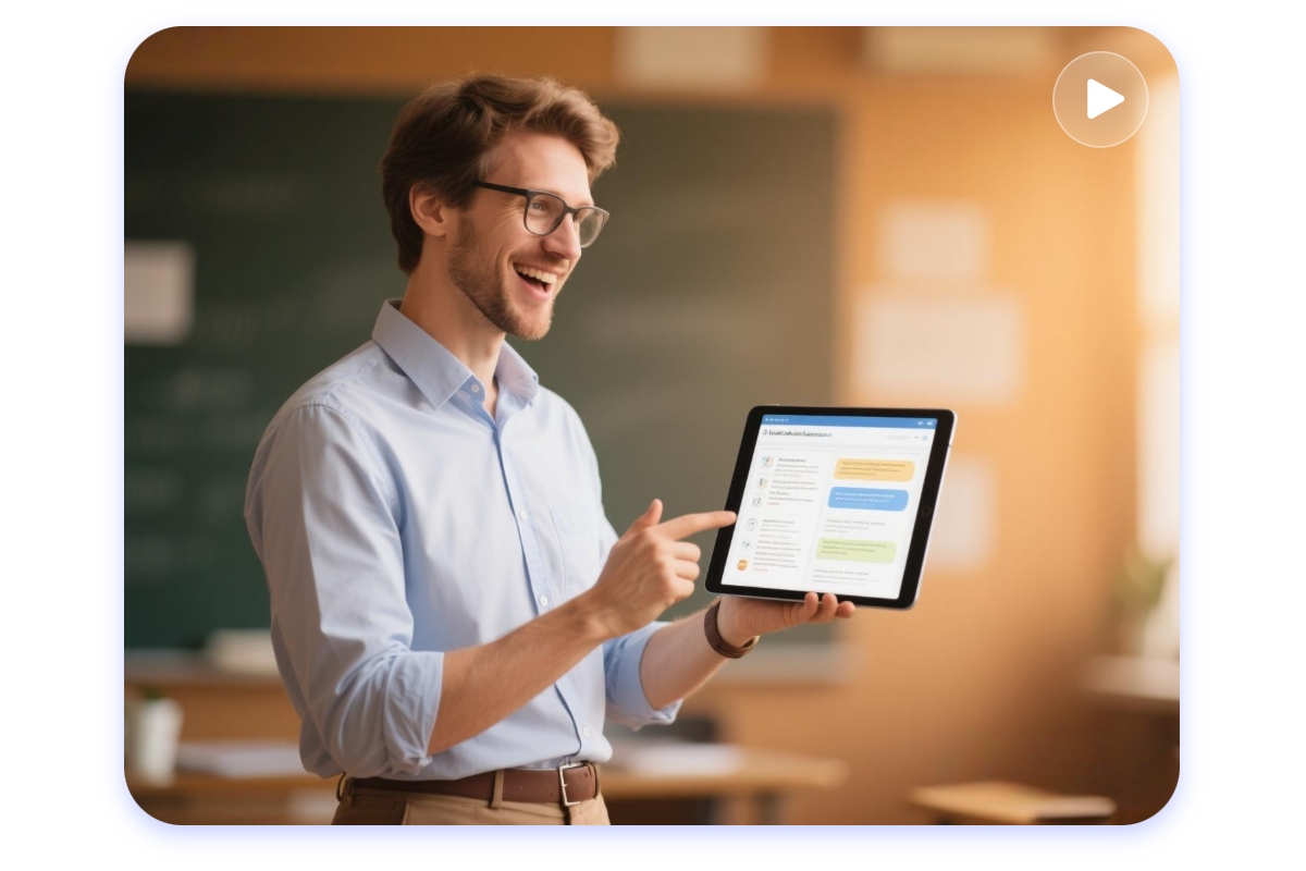 Teach and explain with talking ai videos