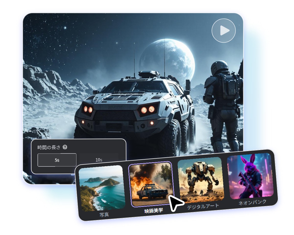 スタイルと長さをカスタマイズ