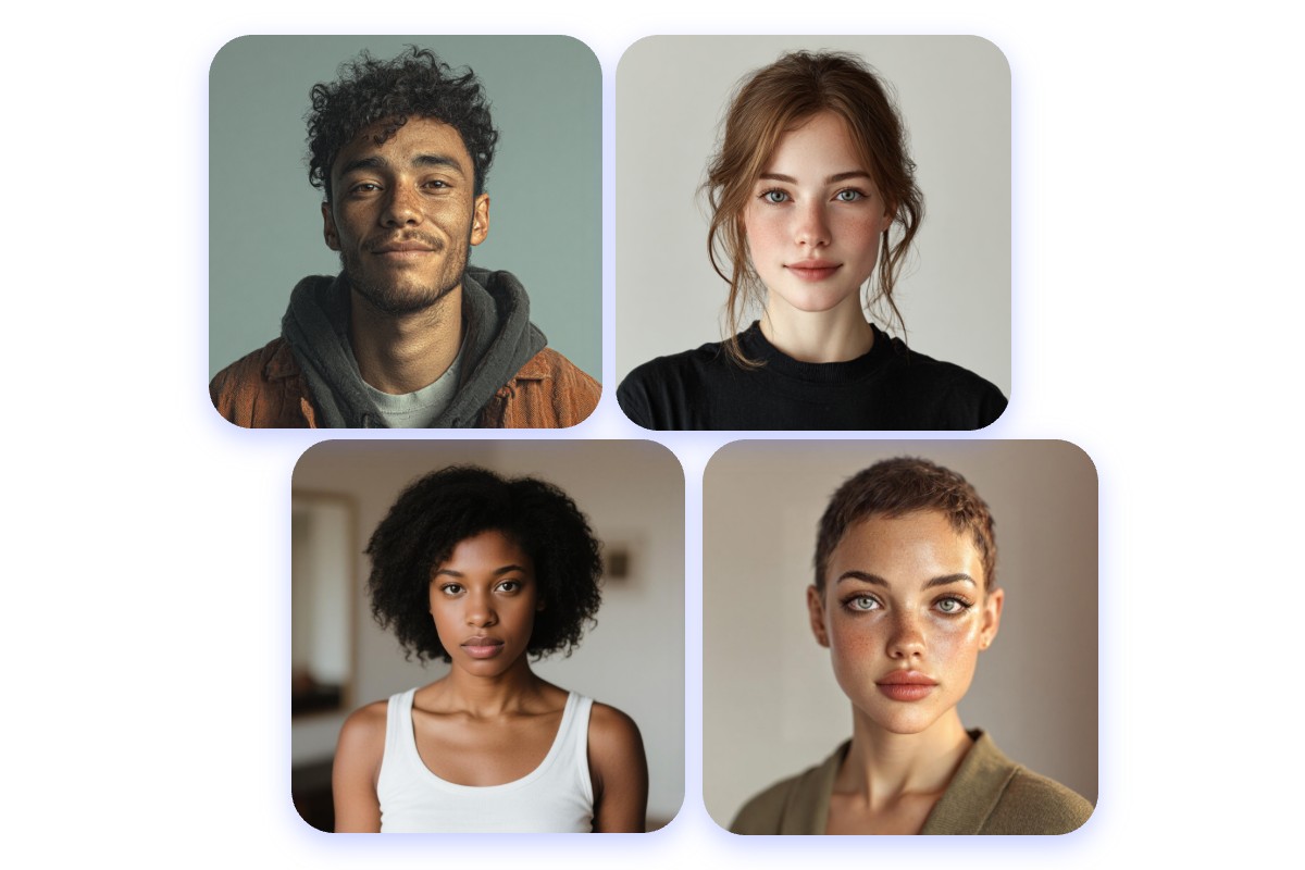The face age test ai can analyze different faces from different age groups and skin tones
