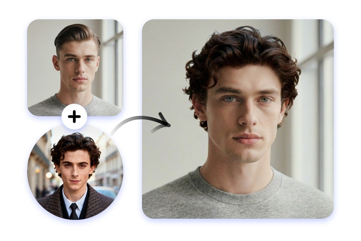 トレンドヘア試着