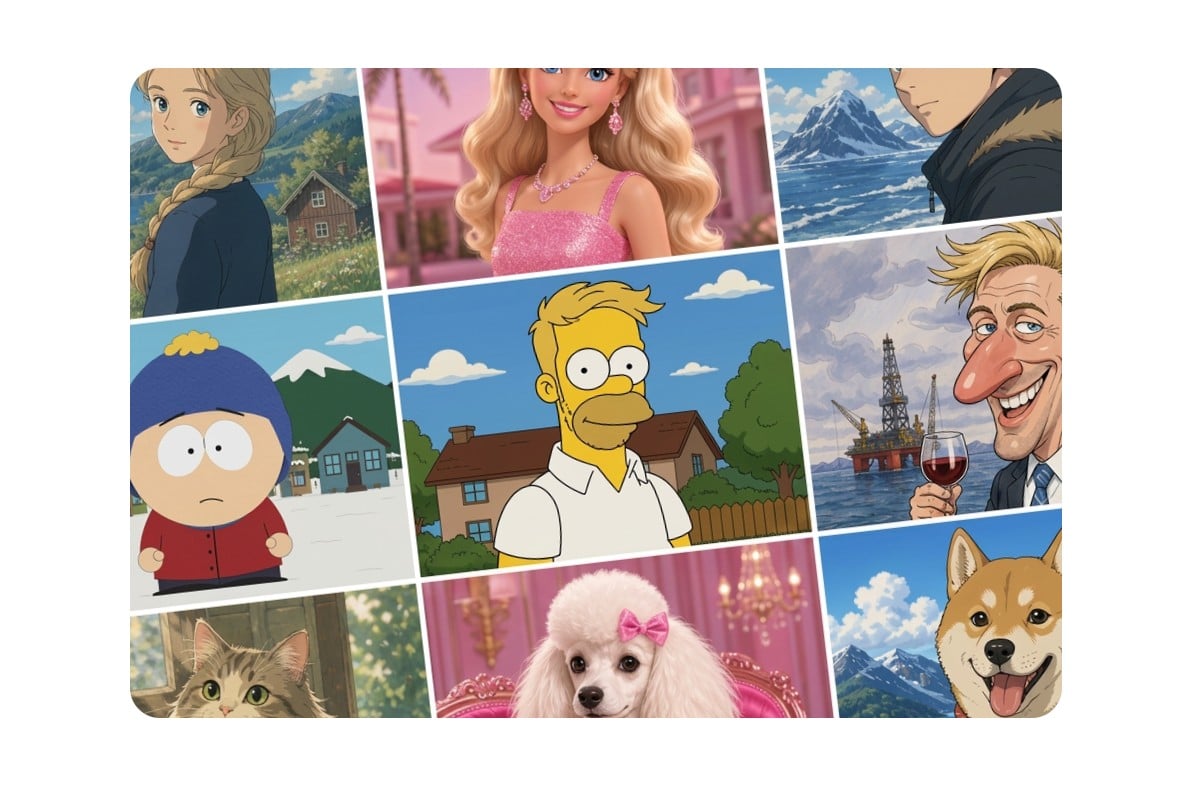 Transform photos into different anime styles