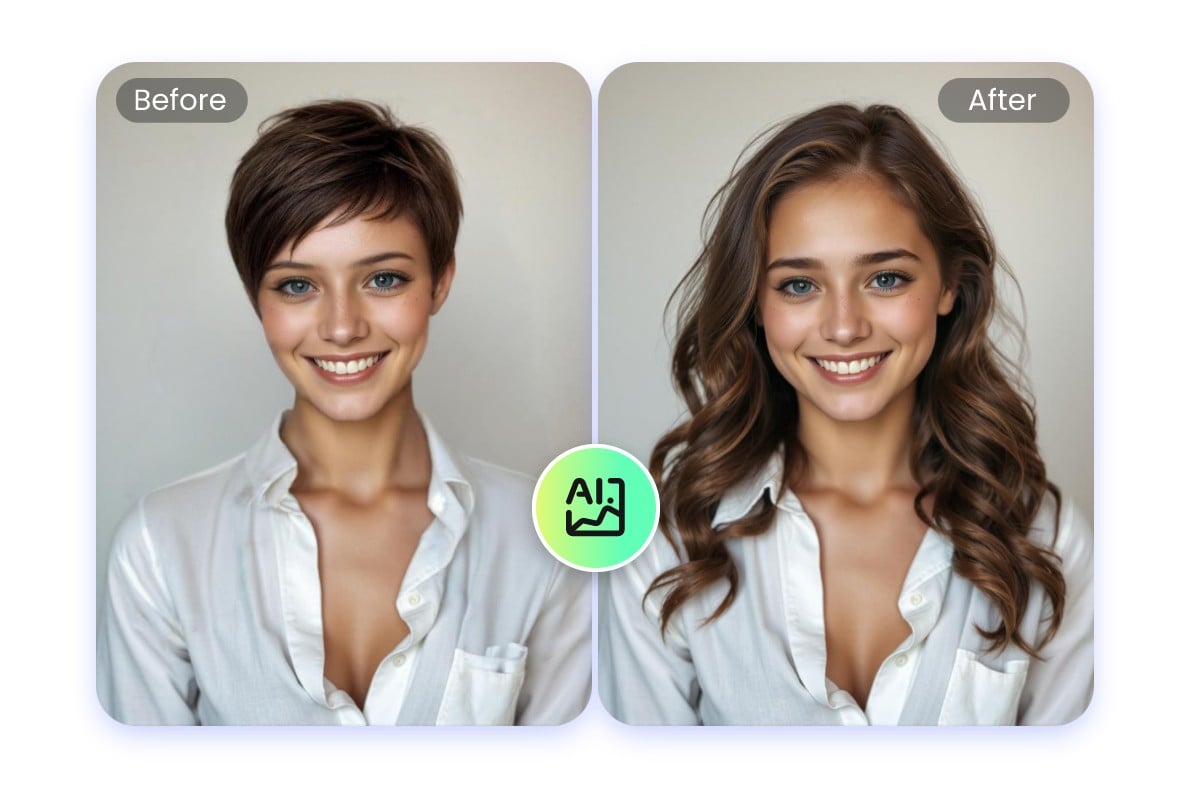 AIで髪型シミュレーション