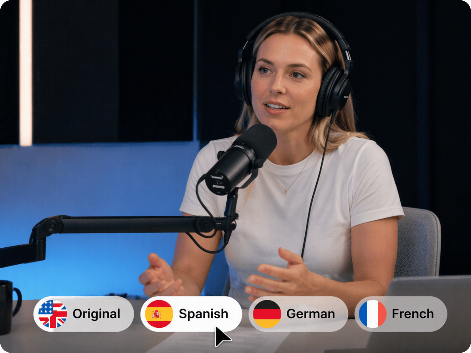 Translate videos into multiple languages