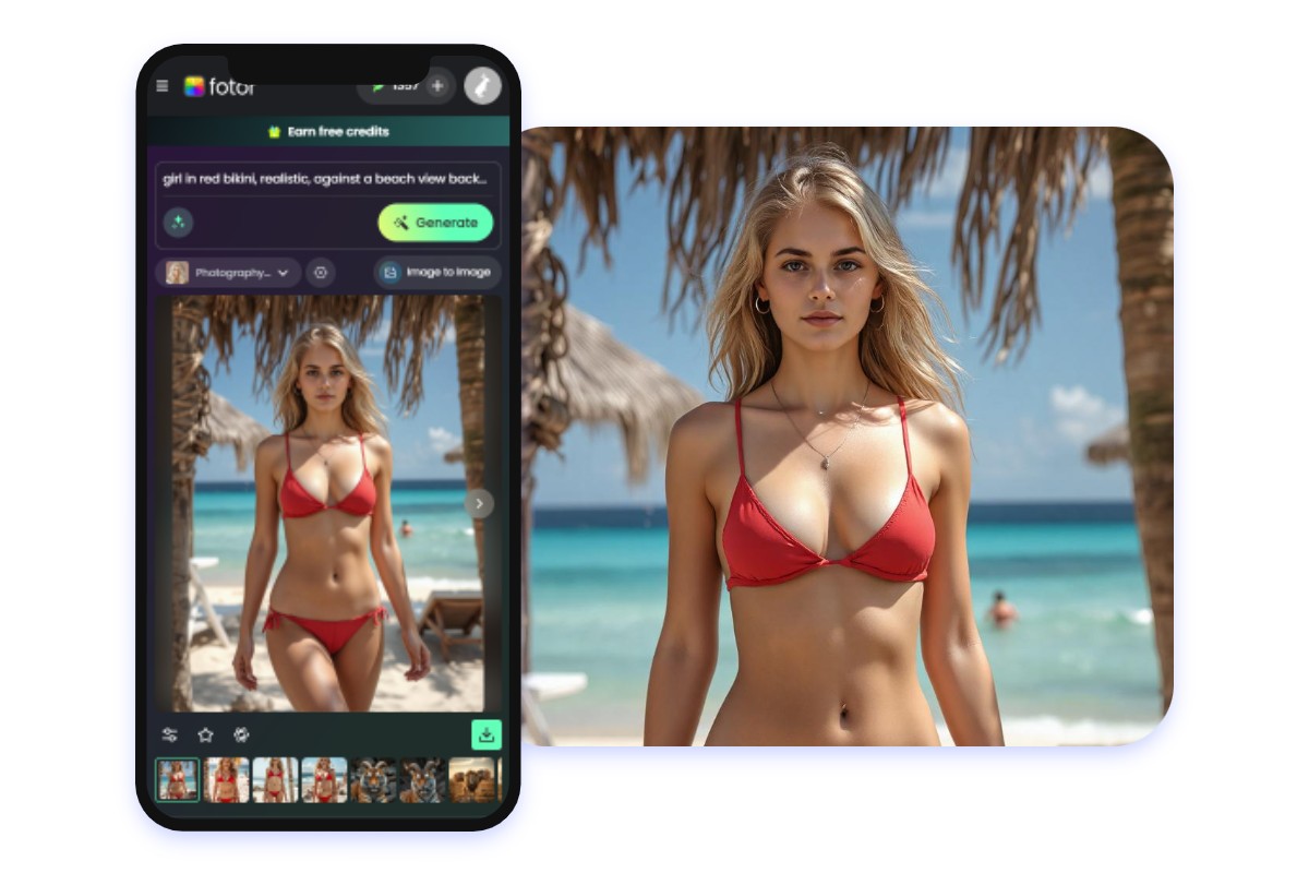 AI水着生成アプリで便利なビキニAI作成を楽しむ