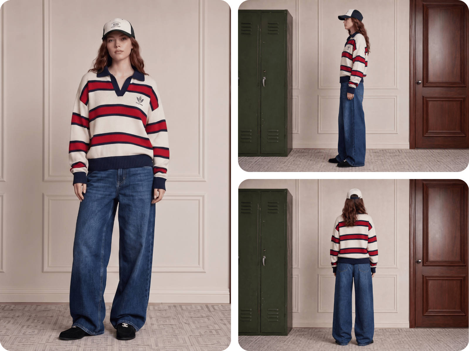 Try on clothes from different angles