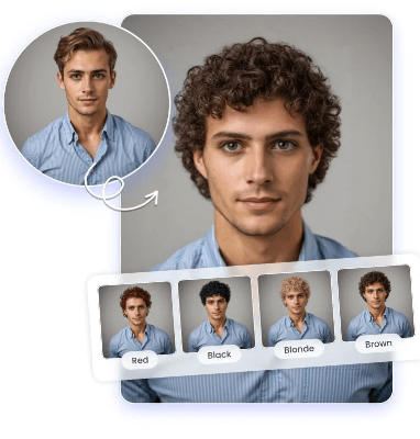 Try on virtual hairstyles online for free with fotor haircut simulator for male