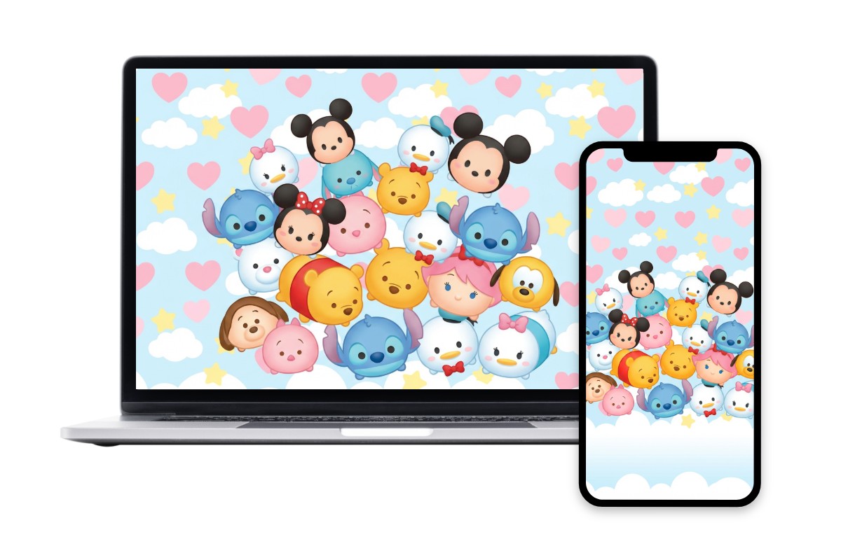 スマホ・PC両対応！ツムツム壁紙をアプリやWebで自由に作成