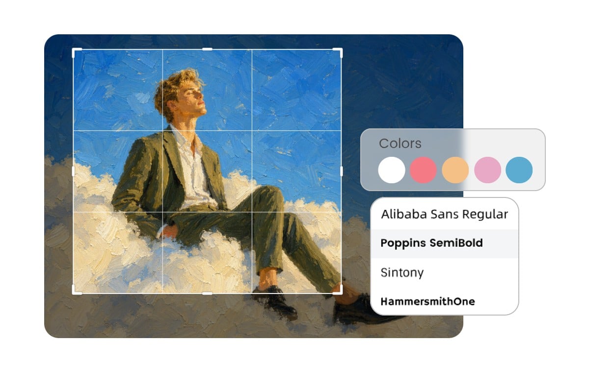 Turn AI paintings into creative projects