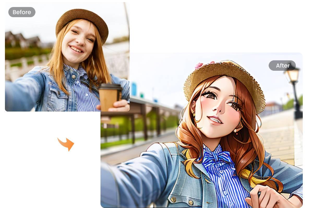 Anime Filter Online  Free  PaintedCartoon Converter