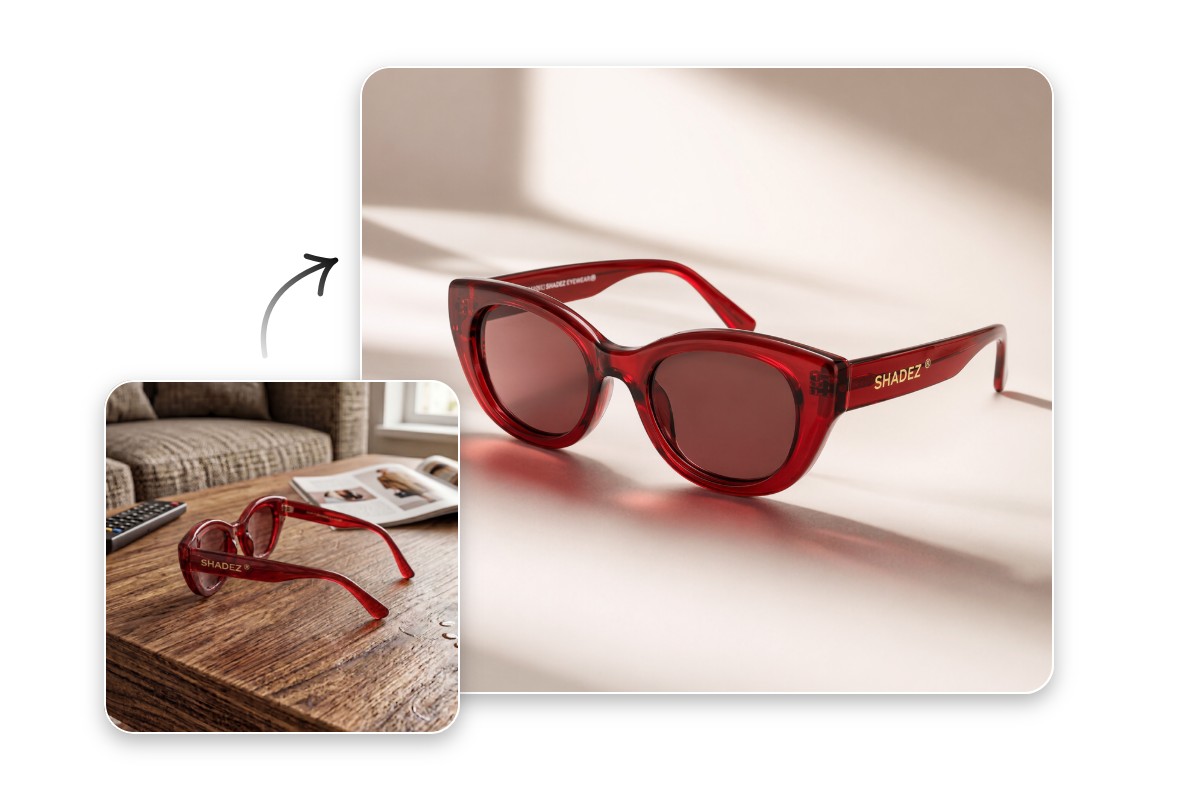 Turn one product photo into endless pro photoshoots