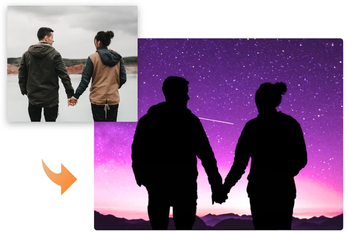 Silhouette Maker Turn Photo Into Silhouette Online Free Fotor