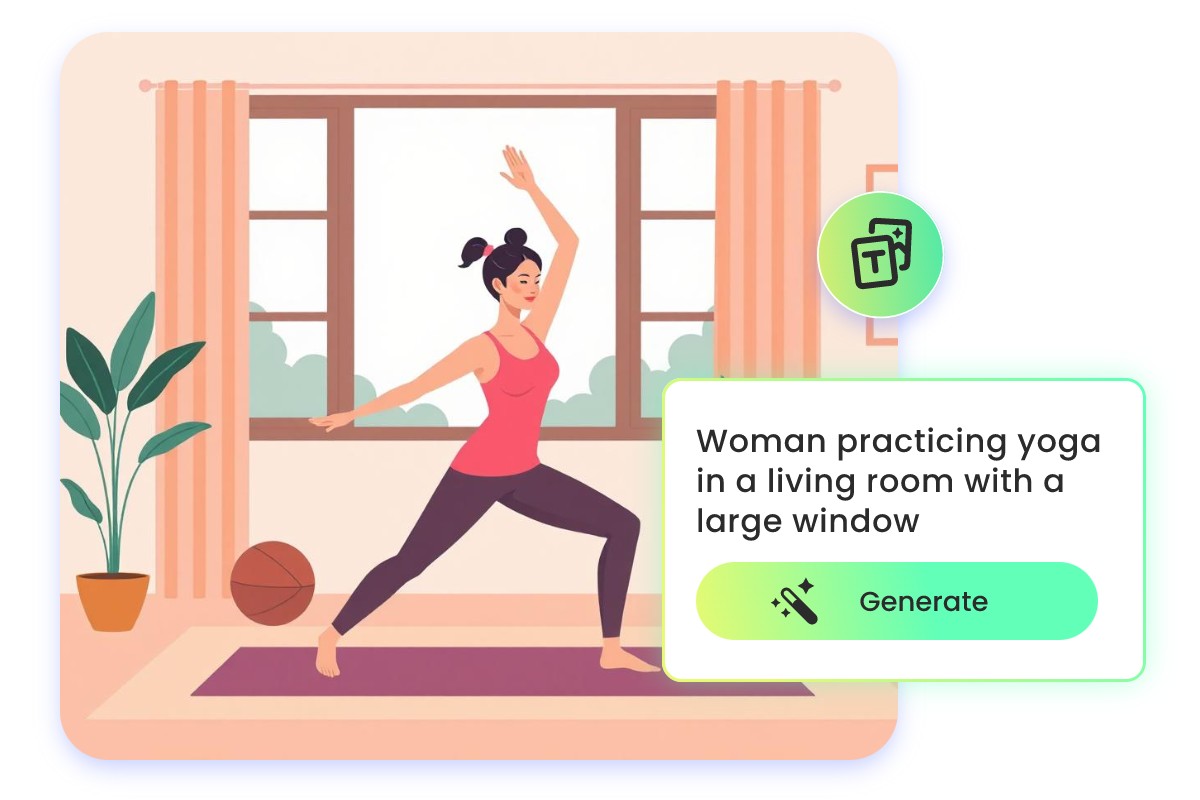 Turn text prompts into vector art with ai