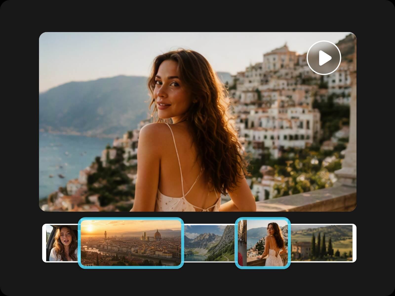 Turning a long video into clips with fotor ai clip maker