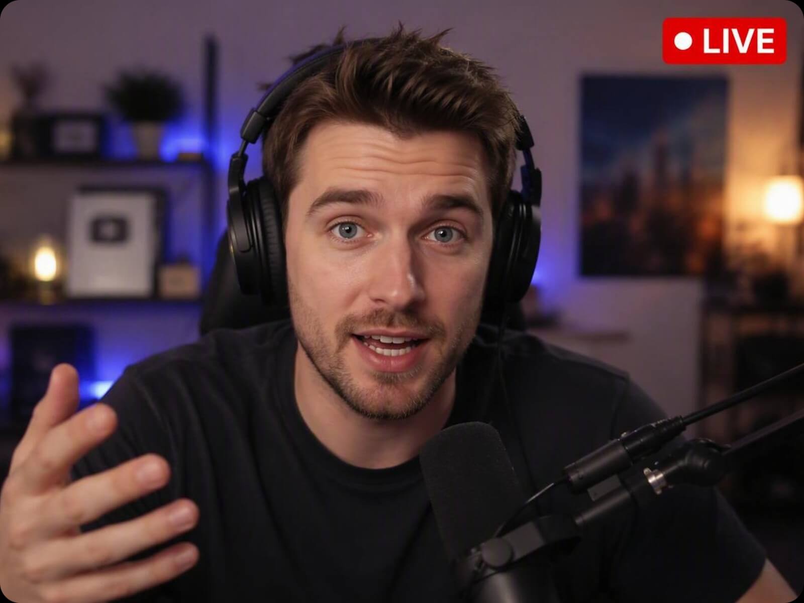 Turning a mans livestream video into clips with ai