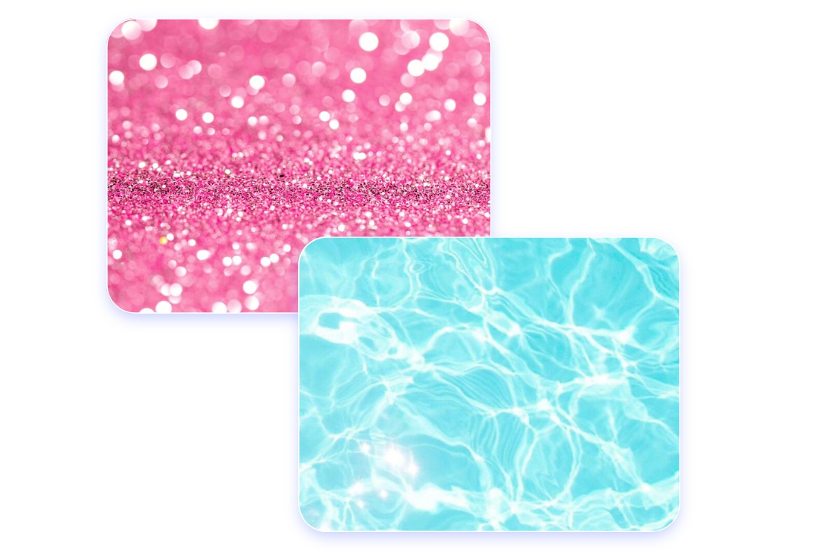 Two ai 2d texture art created by fotor ai