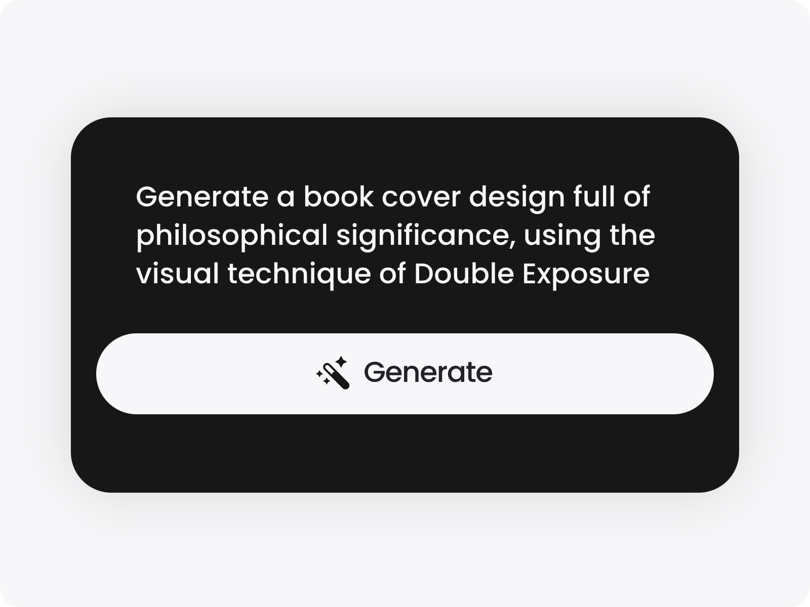 Type your book cover ideas in fotor ai book cover generator
