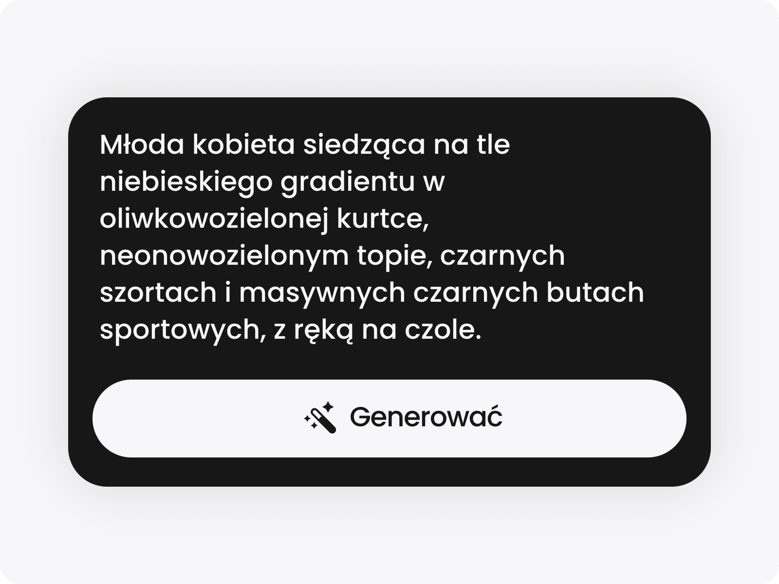 Wpisz swoje polecenie w języku polskim w generatorze obrazów AI Fotor