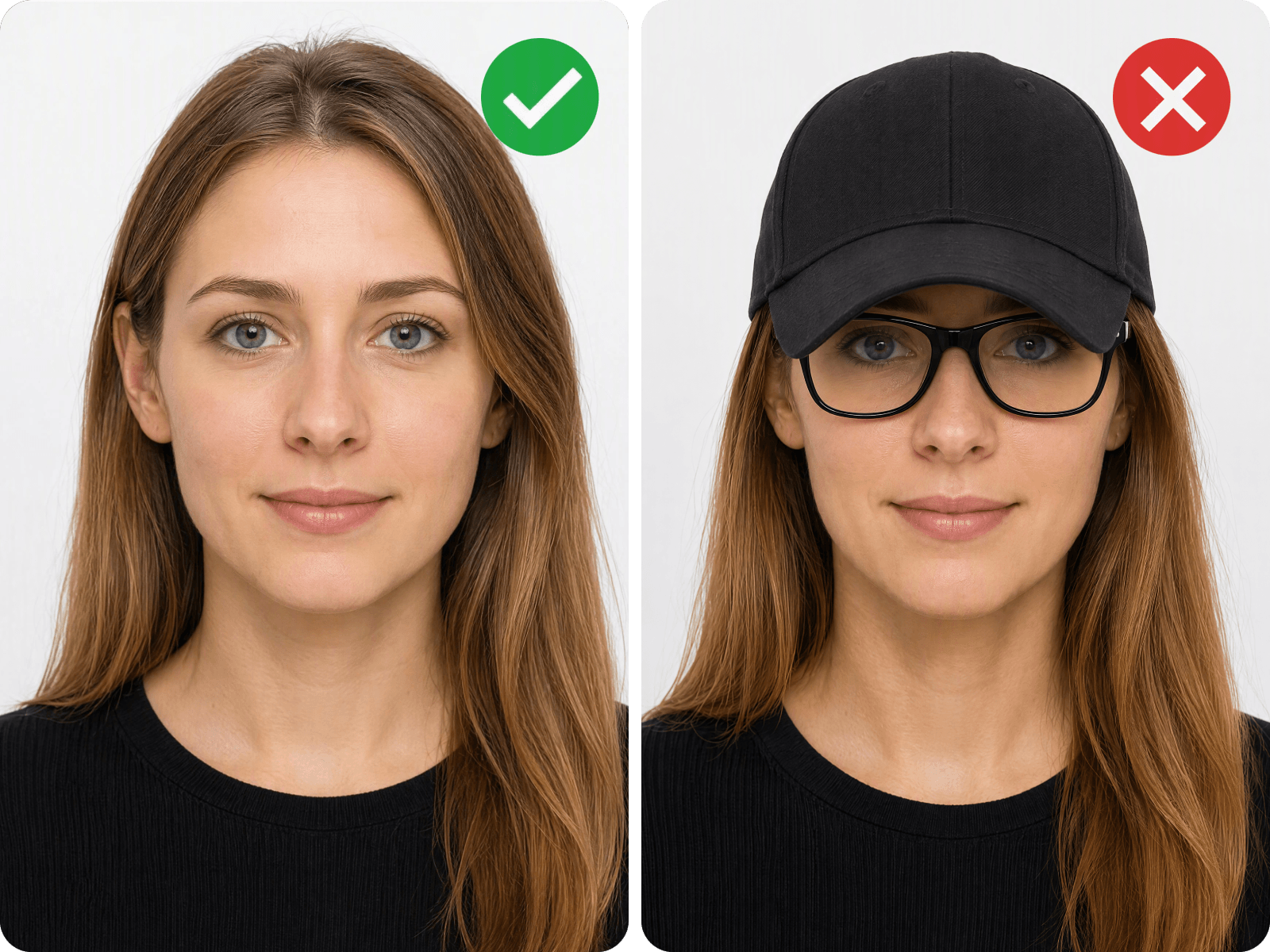 Upload a clear front facing photo