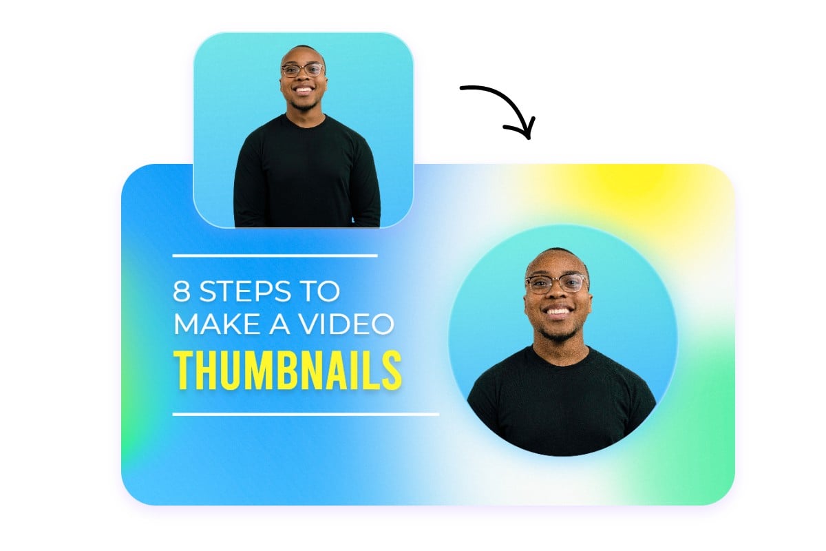 Laden Sie ein Foto von einem Schwarzen hoch, um das Standardbild auf der Fotor-YT-Bannervorlage zu ersetzen