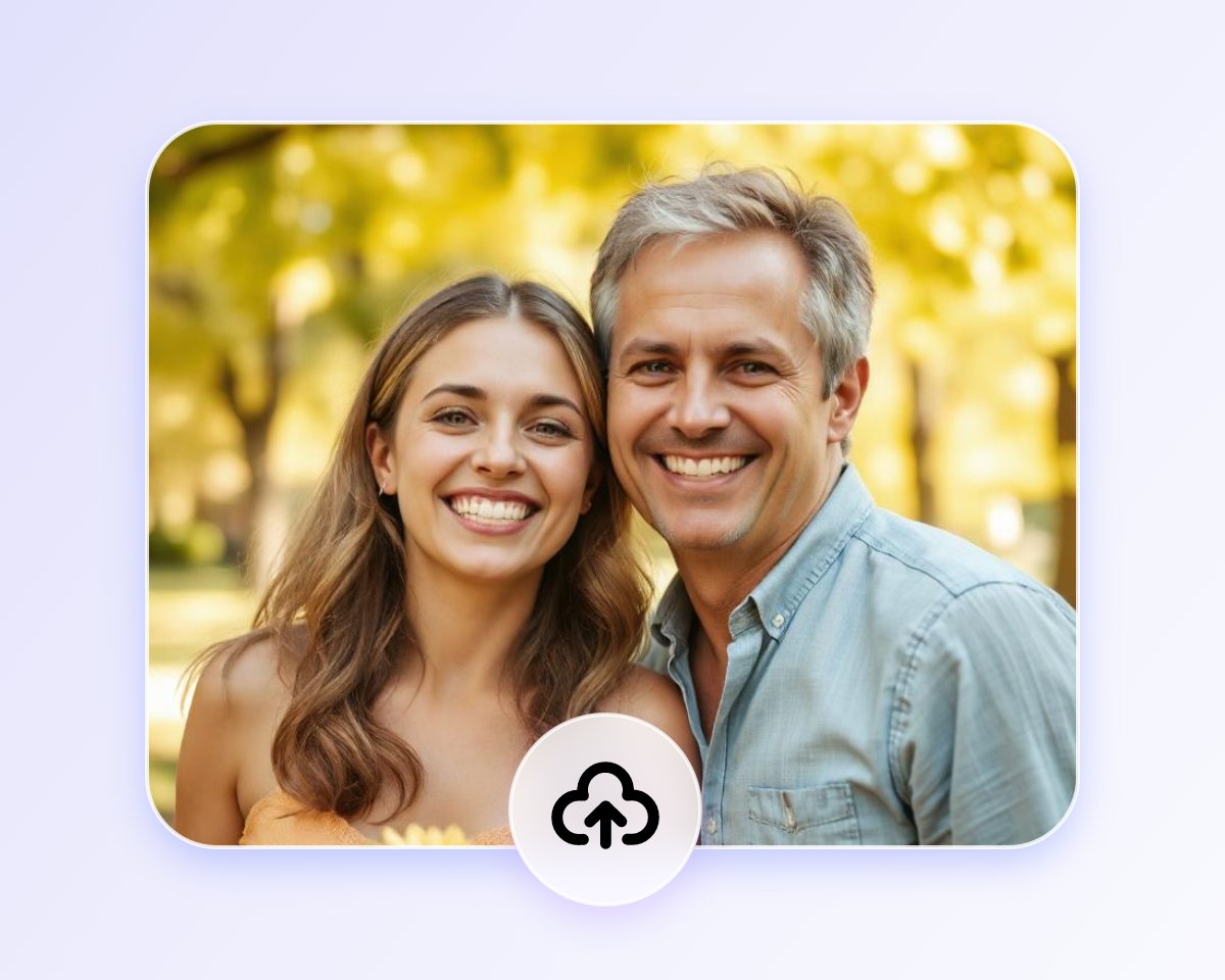 Schritt 1 Ein Gruppenfoto in Fotor hochladen um den Gesichtstausch zu starten