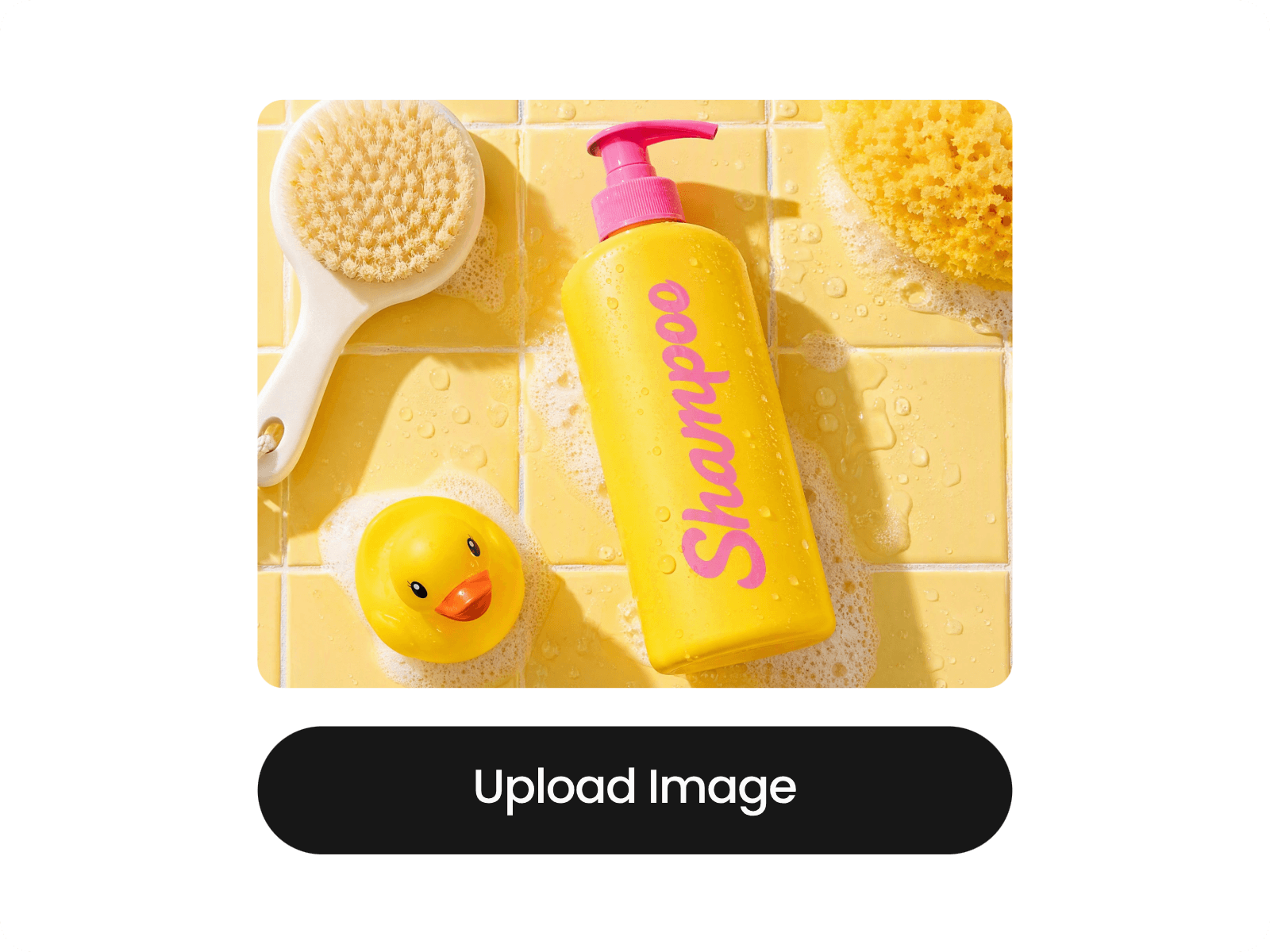 Upload a product visual to fotor ai ad generator
