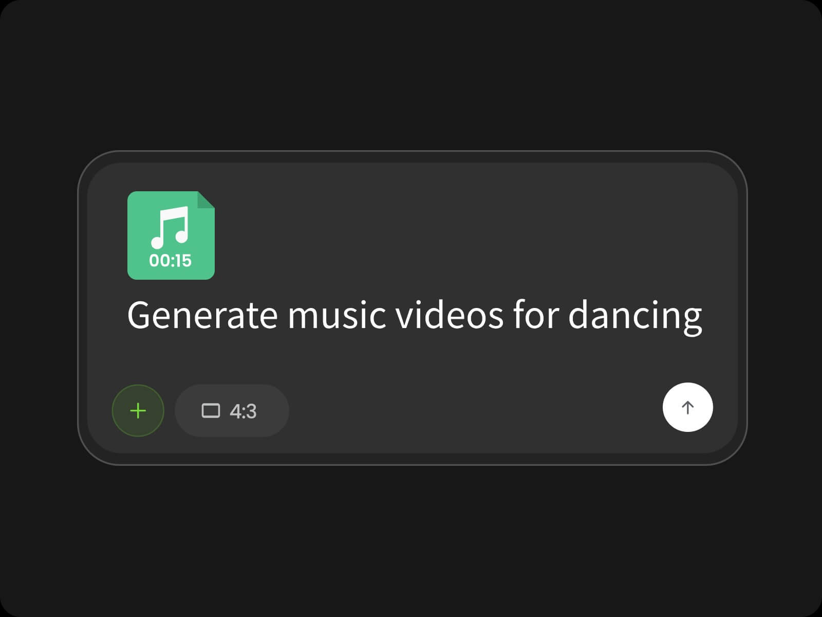 Upload a song to fotors ai music video generator and enter a text prompt