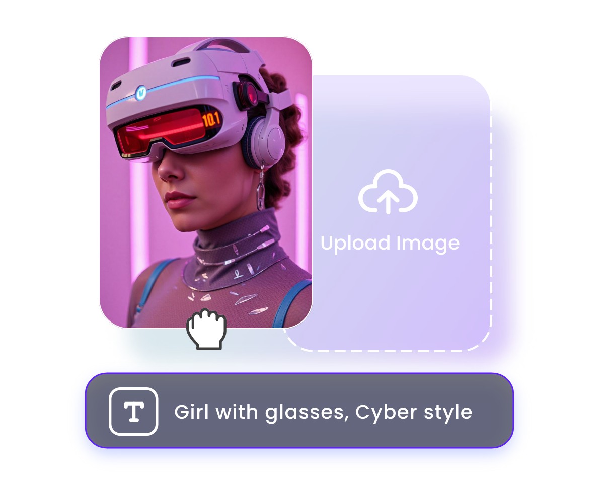 Upload an image or enter a prompt to Fotor AI Tik Tok video generator